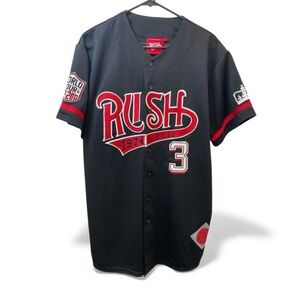 Rush Baseball Jersey Clockwork Angels Tour 2012 2013 Original Tour Merch L Rare